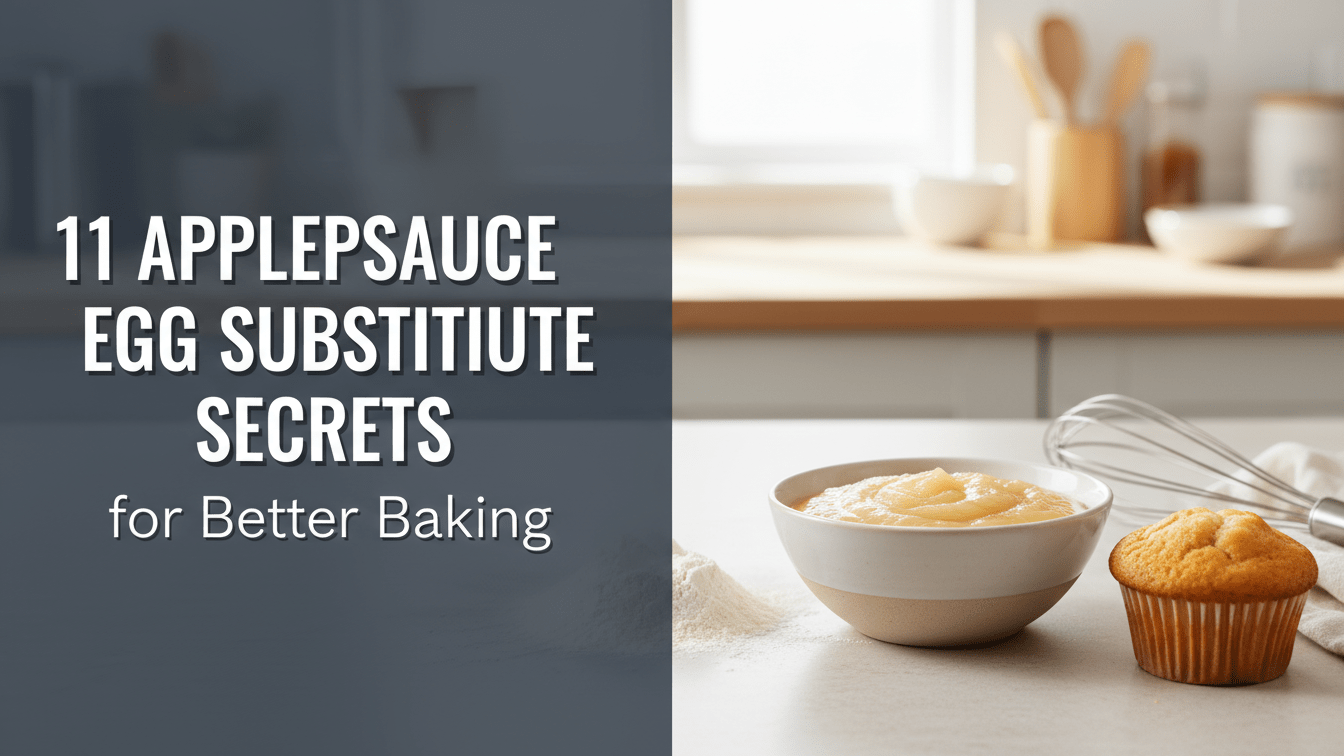 Bake Without Eggs: Applesauce, Tofu, & More for Moist Goods